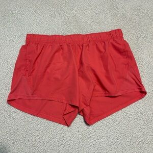 Athletic Works Women’s Running Shorts XXL 20 Red Athletic Active Gym
